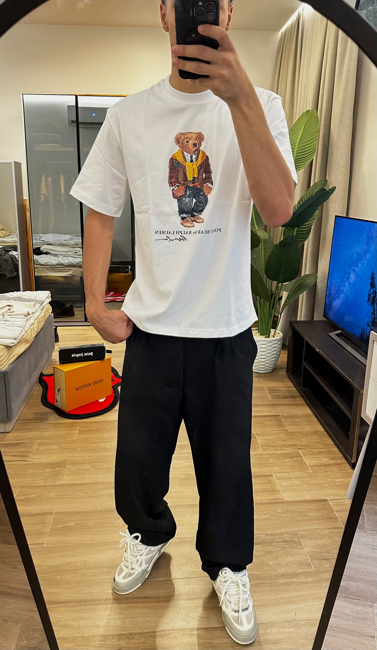 RL-br white t-shirt