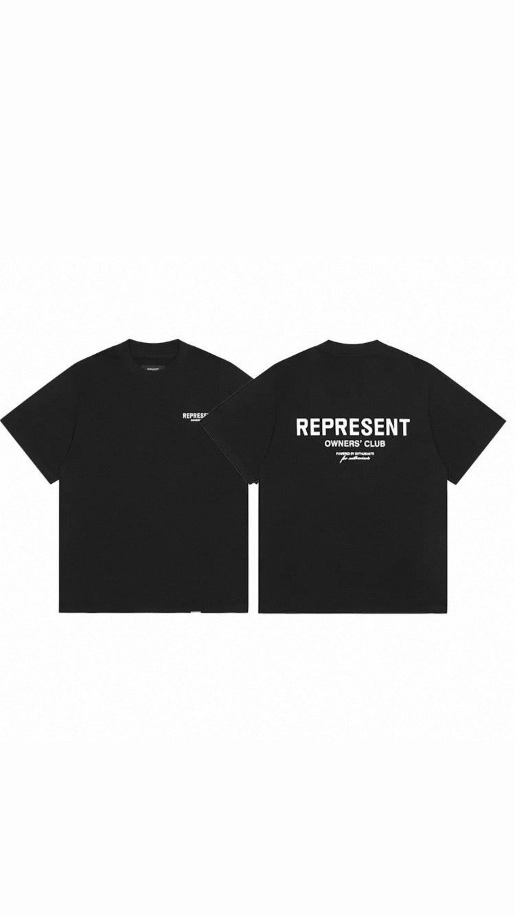 REPRESENT T-SHIRT BLACK